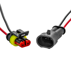 Колодка (разъем) 2 контакта с проводом (вилка+розетка)