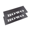 Брызговик HOWO (270x660) белые буквы, комплект из 2-х шт.