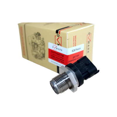 Датчик давления топлива в рампе(ISBe ЕВРО-4) 4929611, 4937283, 5261237,0281006150, 0281006327 DVMARK