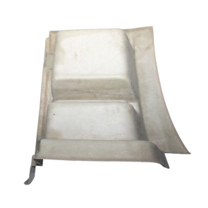 Щиток подножки левый (белый)