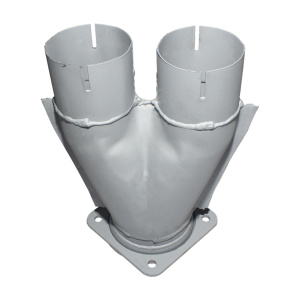 Тройник глушителя (прямой) (Кукмор) 