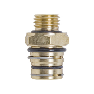 Соединитель переходник М12x1.5 P5 поворотный латунь