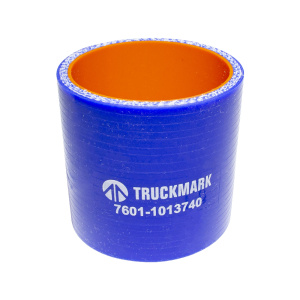 Патрубок соединительный теплообменника (силикон) синий (Ф55х60) (TRUCKMARK)