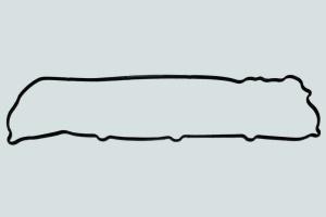 Прокладка клапанной крышки (ISF3.8) FOTON ОЕМ