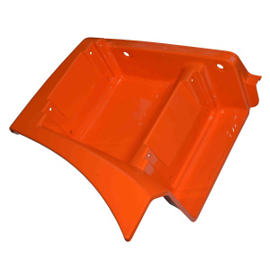 Щиток подножки левый (РИАТ) оранжевый