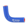 Патрубок расширительного бачка (силикон) синий угловой (Ф16х70/90) (TRUCKMARK)