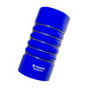 Патрубок интеркулера (силикон) синий (Ф100х205, 5 колец) (TRUCKMARK) 