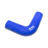 Патрубок радиатора угловой (силикон) синий (Ф38х135) (TRUCKMARK)