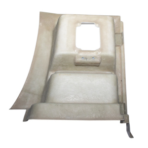 Щиток подножки правый (белый) 