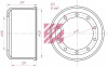 Барабан тормозной BPW (под шпильку) (420x200/210 H=263/d=290/335 n10x23) 0310977160 (Marshall)
