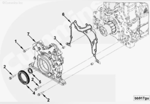 Штифт масляного насоса (ISF3.8) 5284979 FOTON