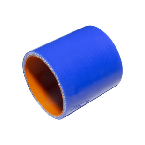 Патрубок радиатора нижний (силикон) синий (Ф70x80) (TRUCKMARK)