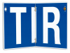 Табличка TIR (складная)