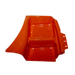 Щиток подножки спаренный левый (РИАТ) оранжевый