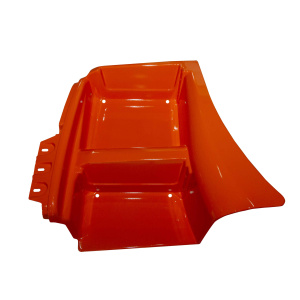 Щиток подножки спаренный правый  (РИАТ) оранжевый