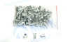 Заклепки 8х15 (к-кт 100 шт) оцинков.сталь, полутрубчатые (TrackParts)