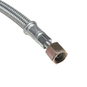 Шланг подкачки длинный бронированный 880мм (гайка/штуцер) УРАЛ