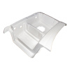 Щиток подножки правый (белый) 