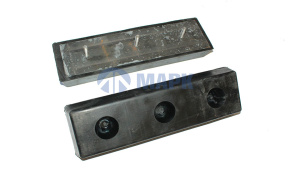 Амортизатор кузова (подушка) прямоугольная три болта