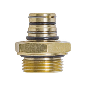 Соединитель переходник М22x1.5 P5 поворотный латунь