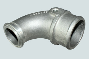 Патрубок турбины угловой впуск.(ISBe) DCEC