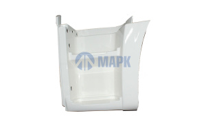 Щиток подножки левый (белый) (Технотрон) 