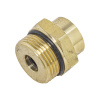 Соединитель трубки ПВХ,полиамид d=10мм М22х1.5 (фитинг прямой) латунь (Аналог CAMOZZI)