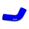 Патрубок радиатора верхний ЕВРО (силикон) синий (Ф60x260) (TRUCKMARK)