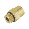 Соединитель трубки ПВХ,полиамид d=8мм М22х1.5 (фитинг прямой) латунь (Аналог CAMOZZI)