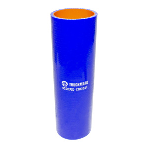 Патрубок радиатора нижний (силикон) синий (Ф50х190) (TRUCKMARK)