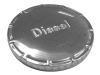 Крышка топливного бака в сб. (полуоборотная) без ключей, хромир, Евро