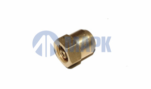 Фитинг прямой (штуцер) ВНУТРЕННЯЯ РЕЗЬБА М12хТ6 (латунь) (TrailerParts)