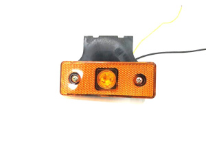 Фонарь габаритный светодиод (желтый) с кронштейном