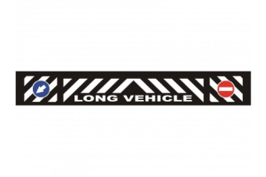 Брызговик прицепа длинномер LONG VEHICLE (350x2400мм)