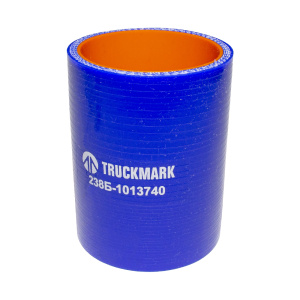 Патрубок соединительный теплообменника (силикон) синий (Ф55х80) (TRUCKMARK)