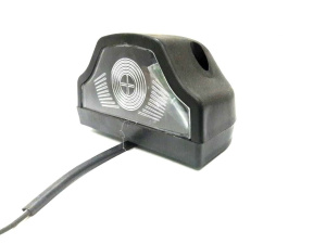 Фонарь подсветки номерного знака СВЕТОДИОДНЫЙ (черный, пласт) 