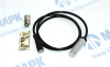 Датчик ABS прямой L=1000мм (датчик+втулка+смазка) BPW/MB (TrailerParts)