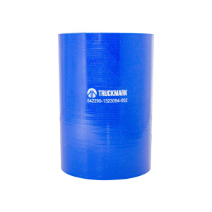 Патрубок интеркулера (силикон) синий (Ф90х150)  (TRUCKMARK)