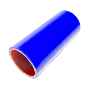 Патрубок радиатора нижний  (силикон) синий (Ф50x130) (TRUCKMARK)