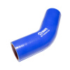 Патрубок радиатора нижний (силикон) синий (Ф38х85/85) (TRUCKMARK) 