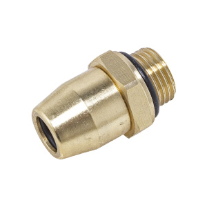 Соединитель трубки (аналог 800100801615)М16хТ10 (фитинг прямой латунь)
