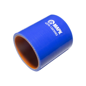 Патрубок интеркулера (силикон) синий (Ф53х67) (МАРК)