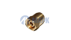 Фитинг прямой (штуцер) ВНУТРЕННЯЯ РЕЗЬБА М16хТ10 (латунь) (TrailerParts)