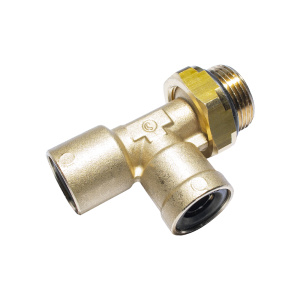 Фитинг тройник вертикальный D6422 12х12хM22x1,5 (Camozzi)