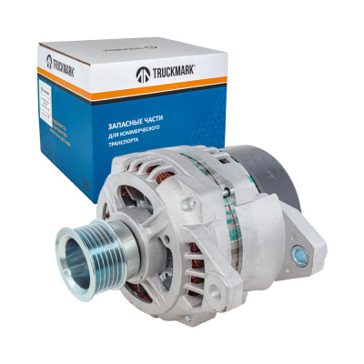 Генератор (28В 80А) поликлин. шкив для а/м УРАЛ, МАЗ с дв. 656, 658 (TRUCKMARK)