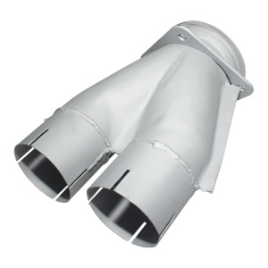 Тройник глушителя (прямой) (Кукмор) 