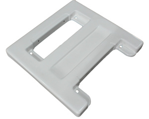 Каркас подножки  щиток  лесенка (белый) (завод)