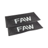 Брызговик FAW (270x660) белые буквы, комплект из 2-х шт.