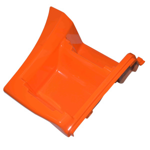 Щиток подножки правый (оранжевый) (альтернатива)