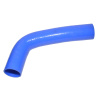 Патрубок радиатора верхний (силикон) синий (Ф60x273/104)(50шт в кор)